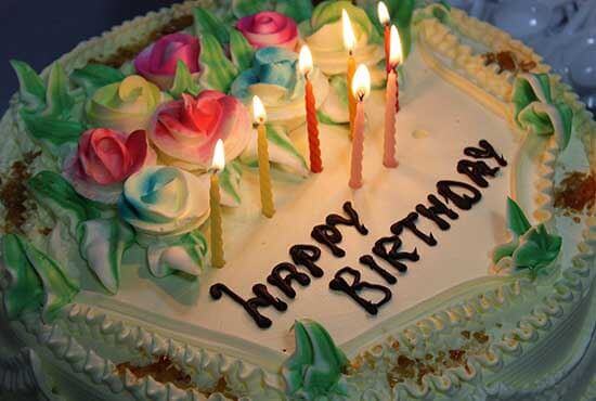 Gâteau d'anniversaire